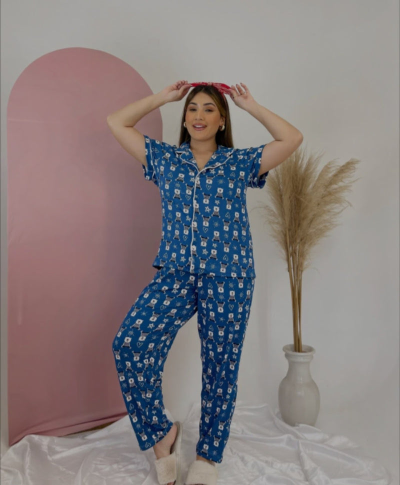 Pijama Americano Feminino; Temático02