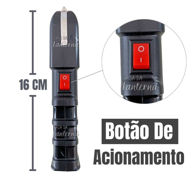 Máquina de Choque Taser 928 Type C/ Lanterna Led.