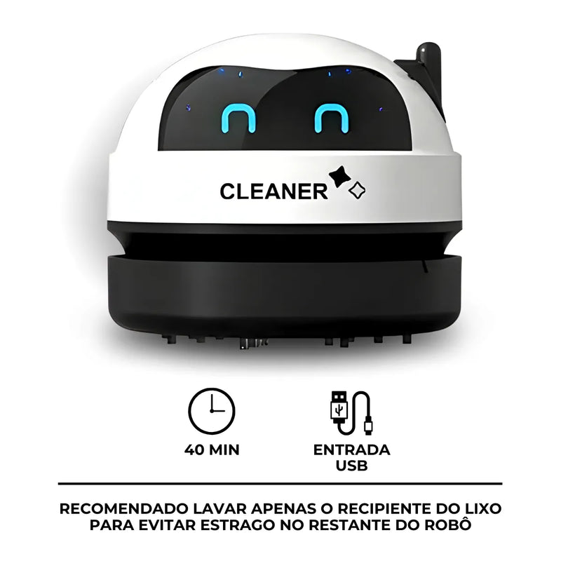Mini Aspirador Mesa Papa Migalhas Com Coletor Recarregável.