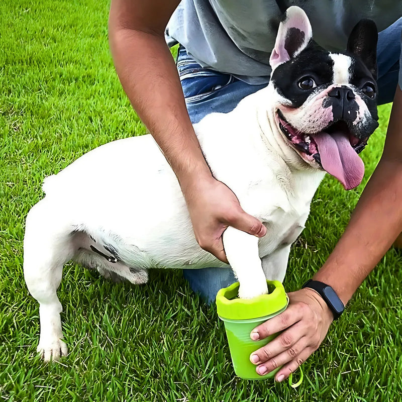 Limpador de Pata de Cachorros Portátil.