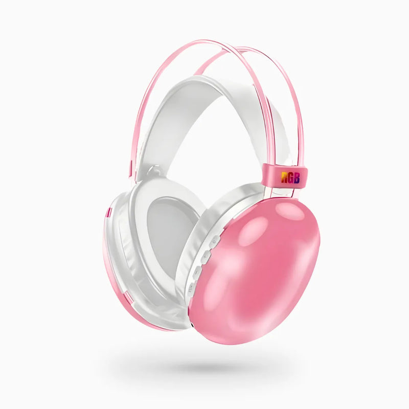 Fone De Ouvido Sem Fio Bluetooth V5.3 Com LED.