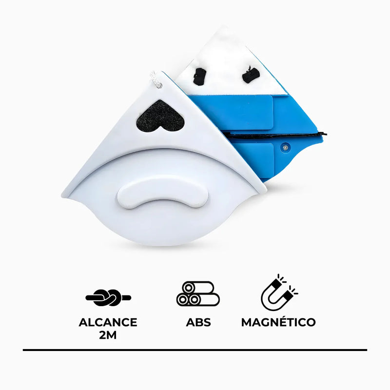 Limpa Vidros Janela Magnético Dupla Face.