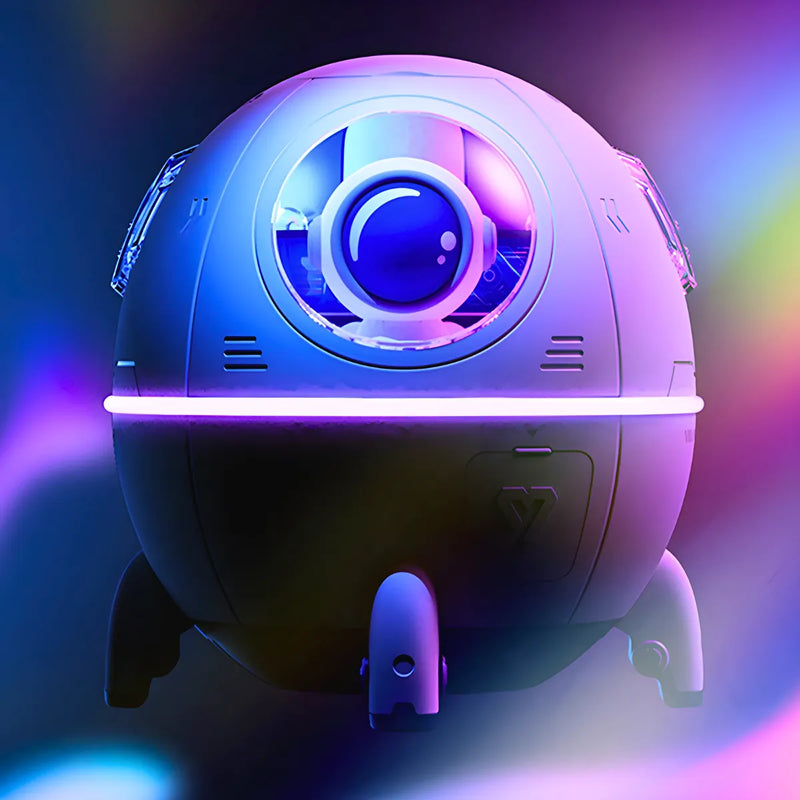 Umidificador Espacial com Astronauta.