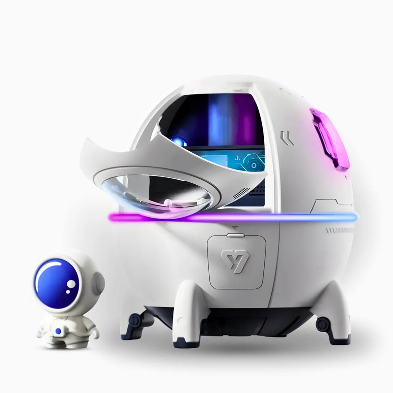 Umidificador Espacial com Astronauta.