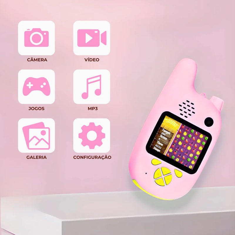 Walkie Talkie Infantil Com Câmera Digital Para Crianças.