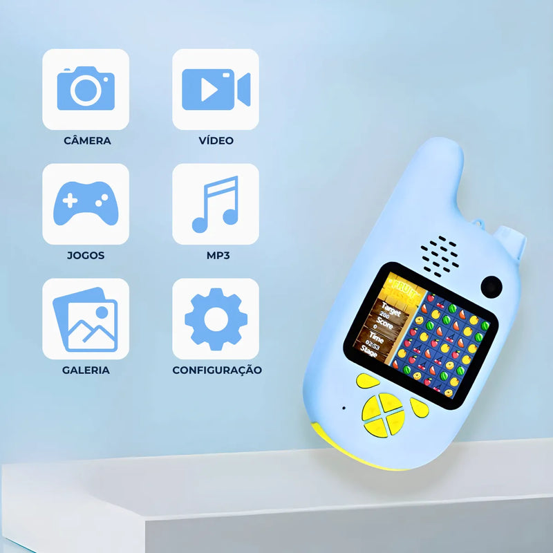 Walkie Talkie Infantil Com Câmera Digital Para Crianças.
