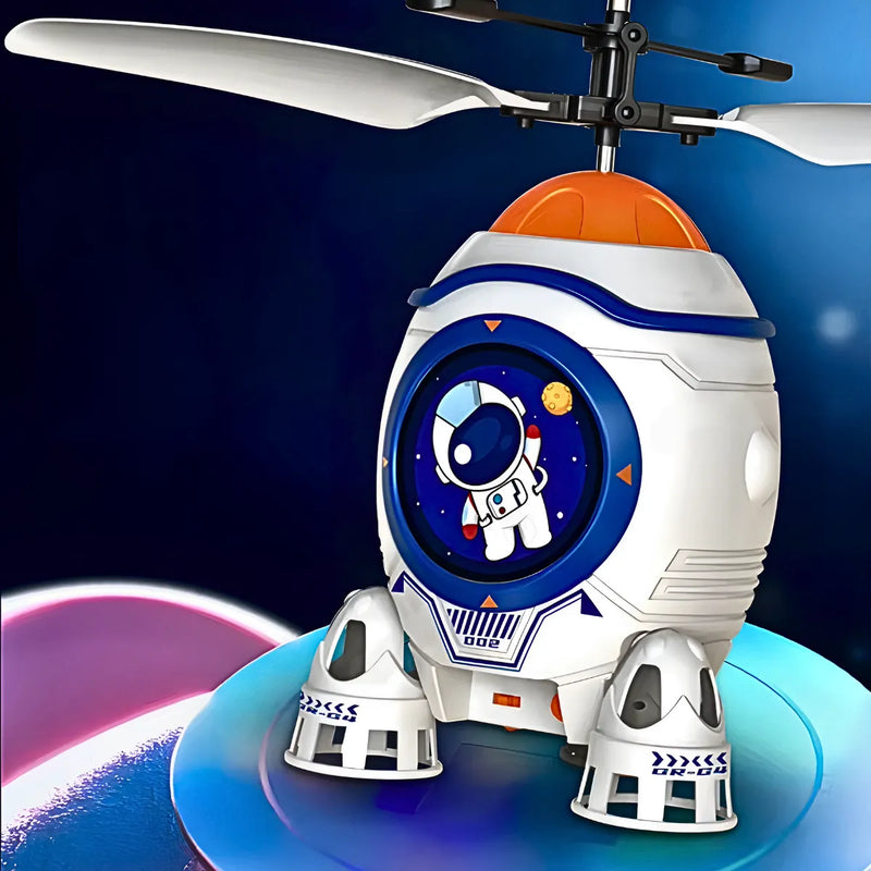 Foguete Espacial; Mini Foguete Infantil Com Sensor Luz