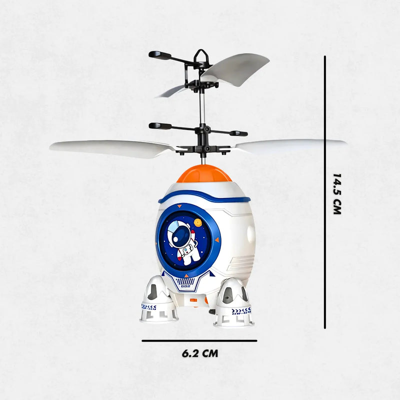 Foguete Espacial; Mini Foguete Infantil Com Sensor Luz