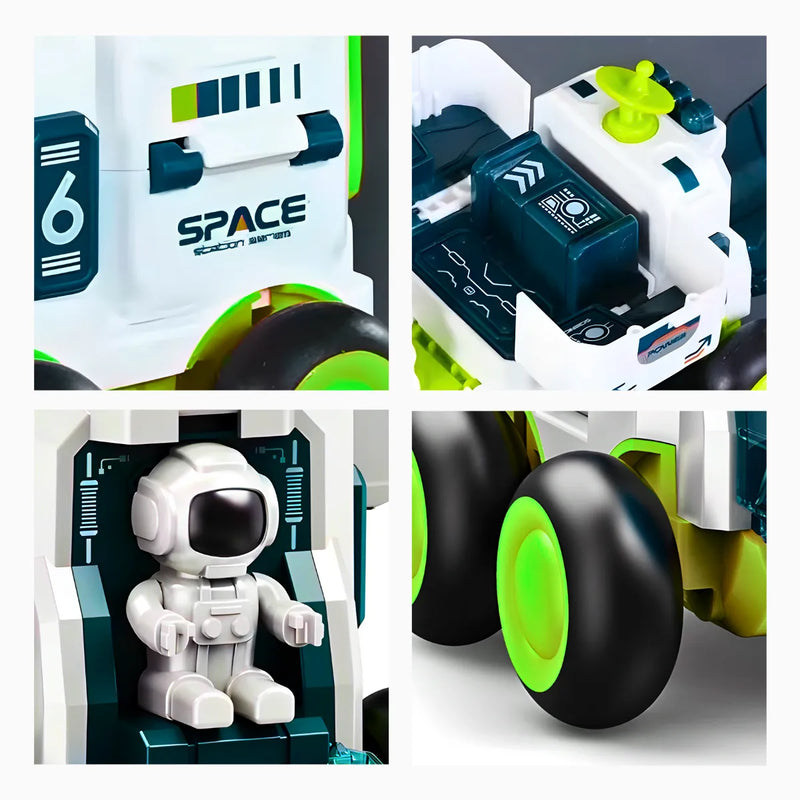 Brinquedo Carro Espacial Infantil com Astronauta.