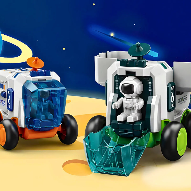Brinquedo Carro Espacial Infantil com Astronauta.