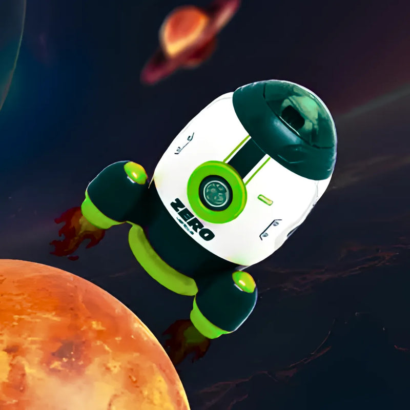 Brinquedo Foguete Espacial Infantil com Astronauta.