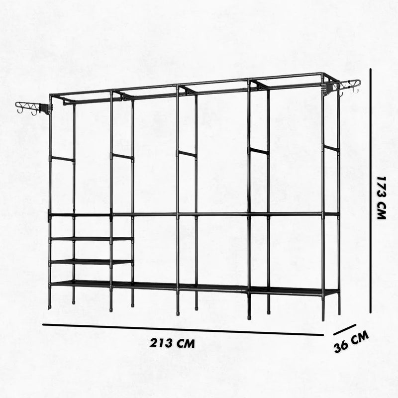 Guarda-Roupa Organizador com 4 colunas.