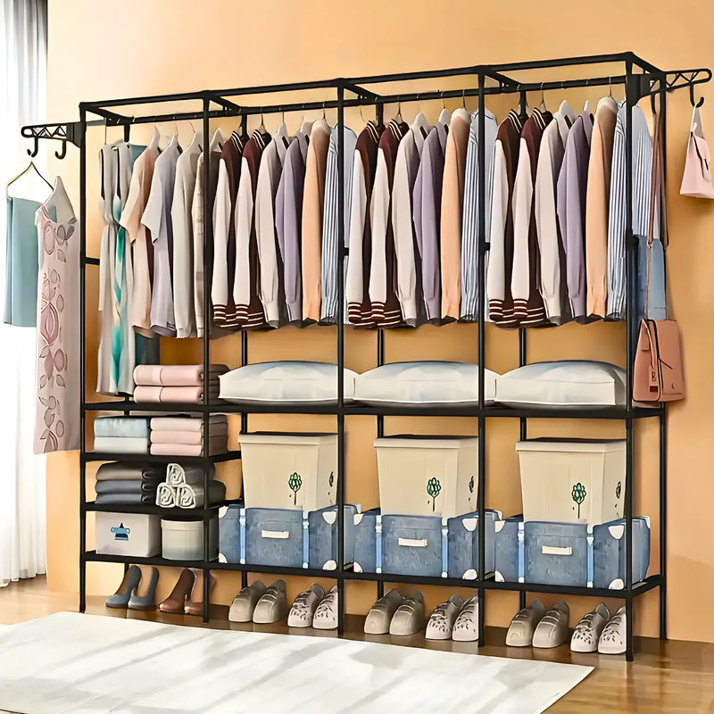 Guarda-Roupa Organizador com 4 colunas.