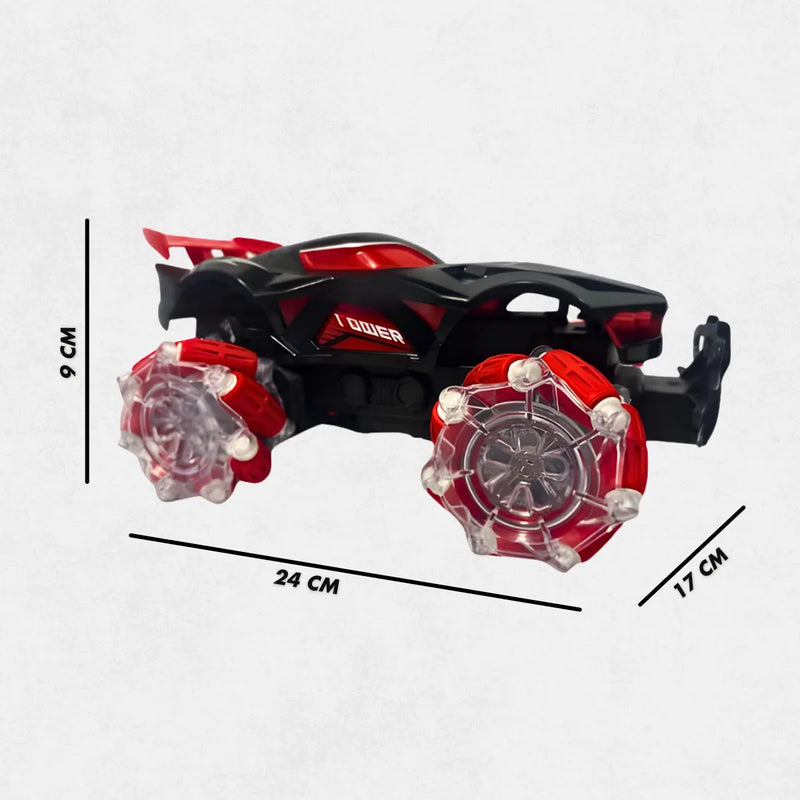 Carro Elétrico com Controle Remoto Brinq. Acrobático com LED