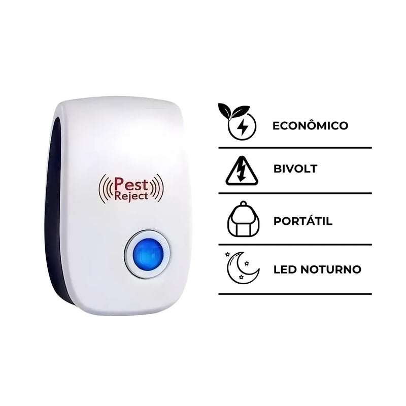 Repelente Eletrônico Bivolt Controle De Pragas.
