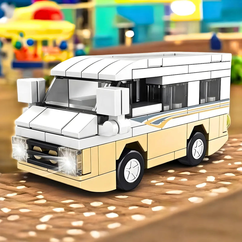 Brinquedo Blocos de Construção Carro Comercial.