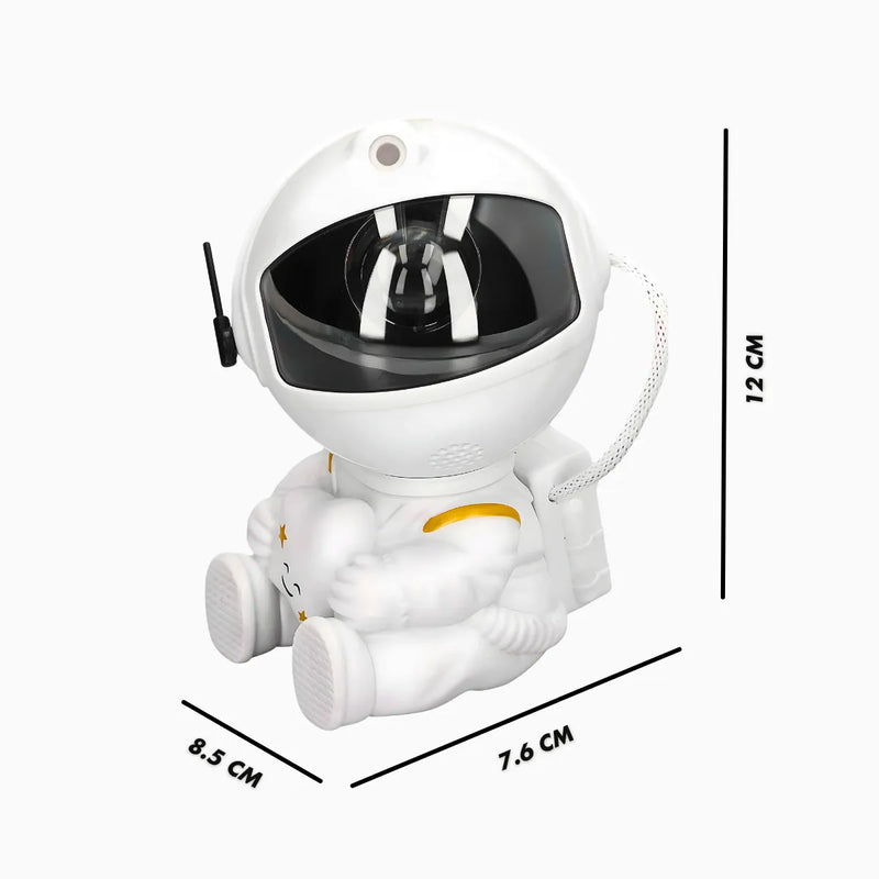 Astronauta Led Projetor Nebulosa Galáxia Estrelada.