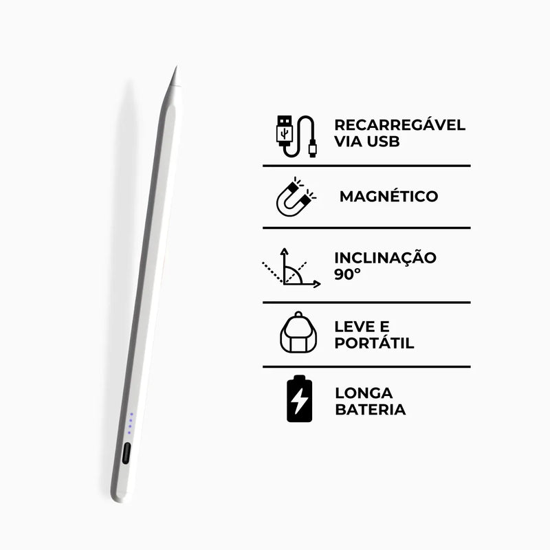 Caneta Digital Universal Touchscreen Ponta Fina.