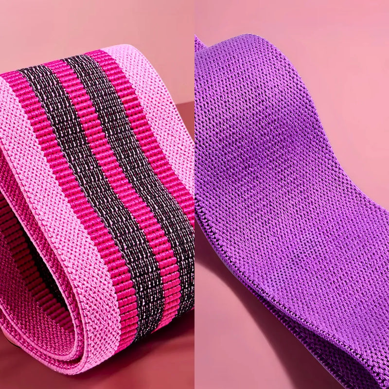 Kit 3 Faixas Elásticas De Exercício Hip Resistance Bands.