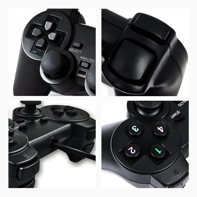 Controle Usb para PC; Notebook Joystick Dualshock Analógico.