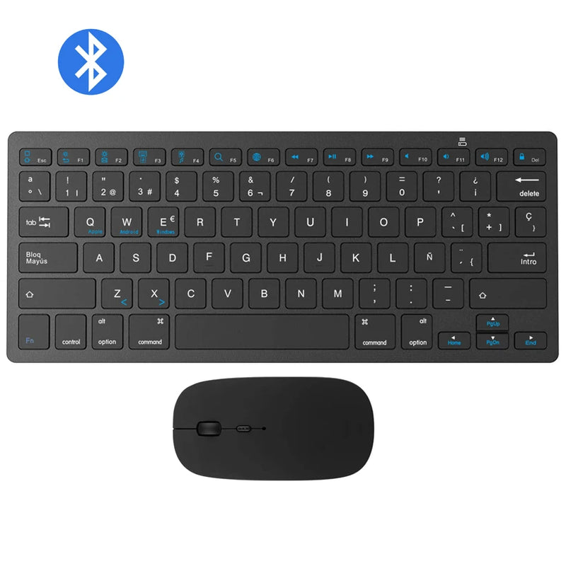 teclado e mouse bluetooth