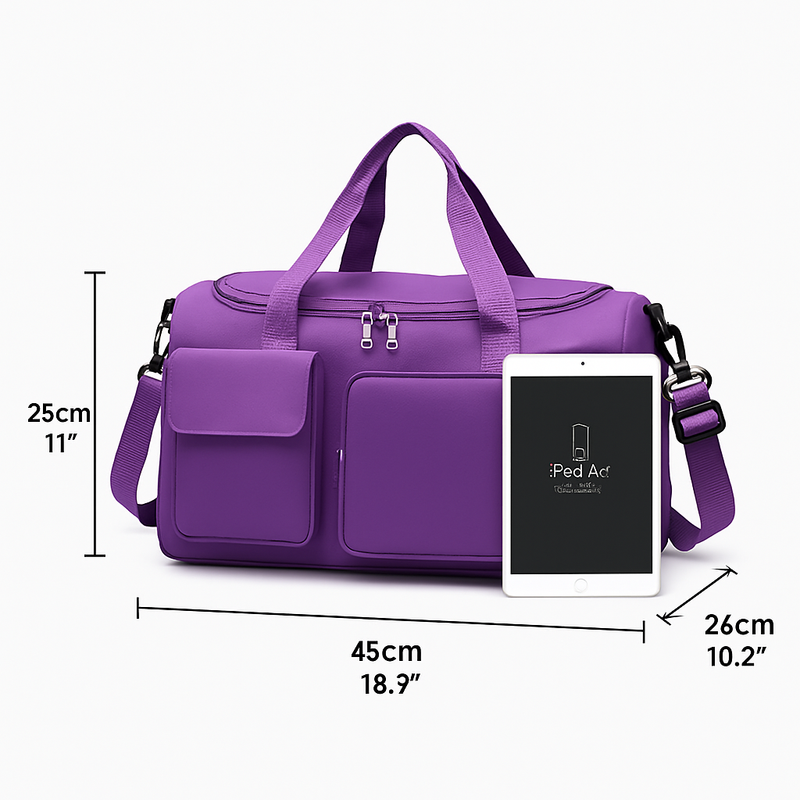 Bolsa de academia - ROXA