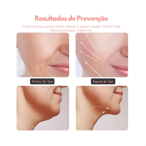 Massageador Facial Eletrico Pescoço Led Lift Fototerapia.