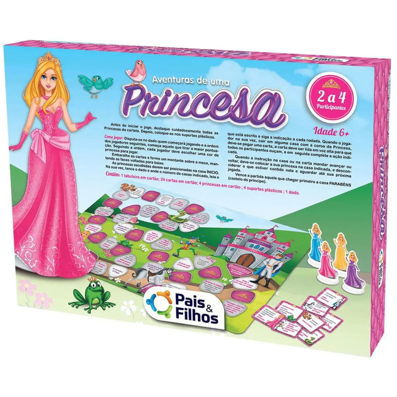 Jogo Brinquedo Infantil Aventuras de Uma Princesa